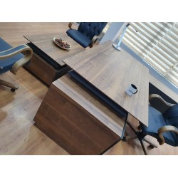 Kantoorautoriteit Team Handtekening, Walnoot En Meer, Minimale Maatregel