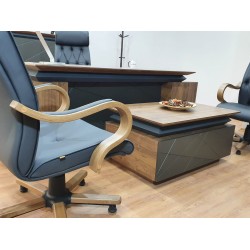 Kantoorautoriteit Team Handtekening, Walnoot En Meer, Minimale Maatregel