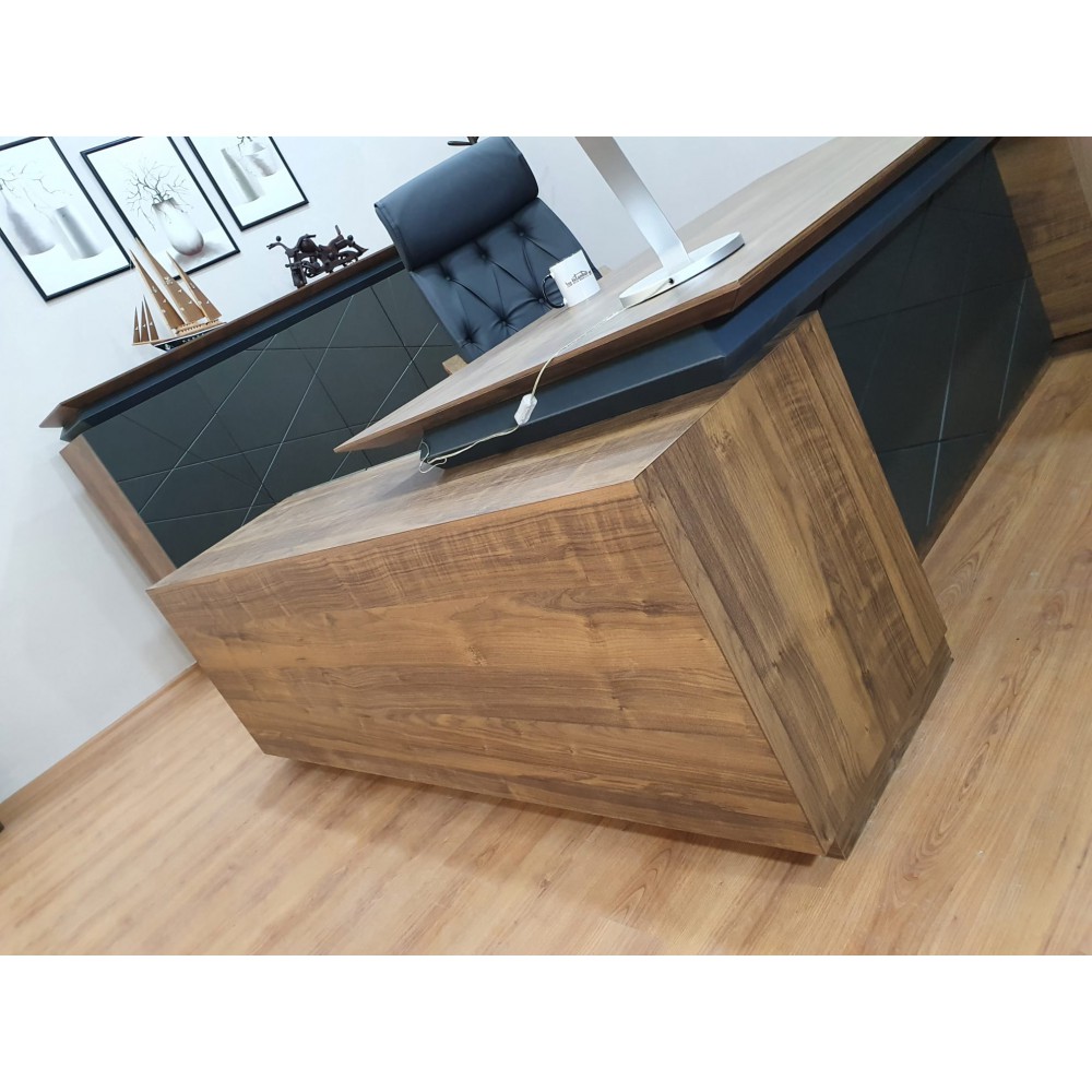 Kantoorautoriteit Team Handtekening, Walnoot En Meer, Minimale Maatregel