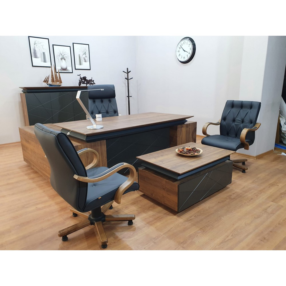 Kantoorautoriteit Team Handtekening, Walnoot En Meer, Minimale Maatregel