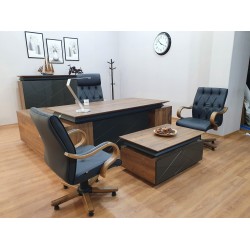 Kantoorautoriteit Team Handtekening, Walnoot En Meer, Minimale Maatregel