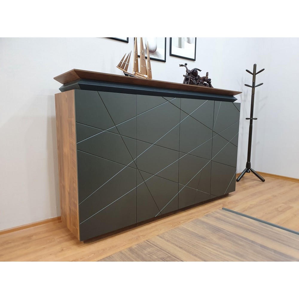 Kantoorautoriteit Team Handtekening, Walnoot En Meer, Minimale Maatregel