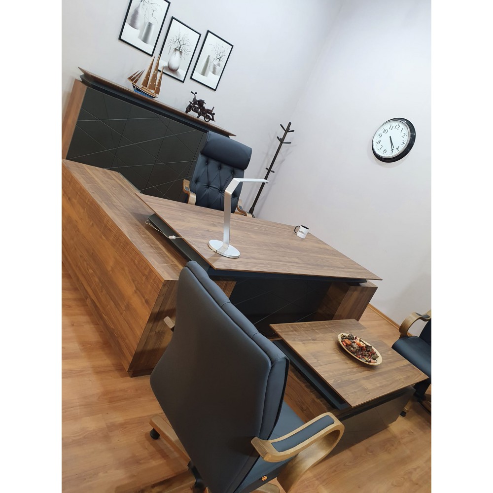 Kantoorautoriteit Team Handtekening, Walnoot En Meer, Minimale Maatregel