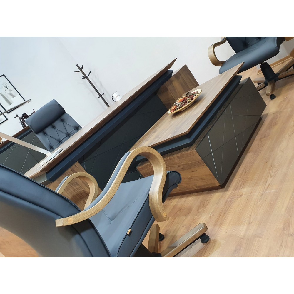 Kantoorautoriteit Team Handtekening, Walnoot En Meer, Minimale Maatregel