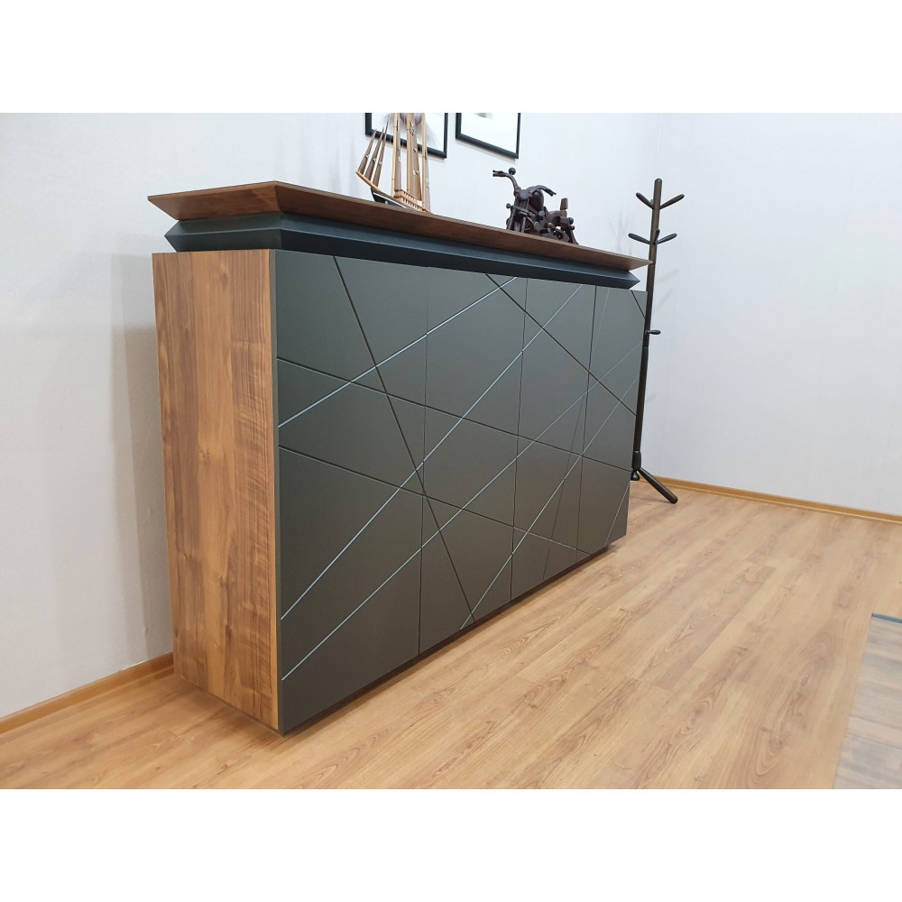 Kantoorautoriteit Team Handtekening, Walnoot En Meer, Minimale Maatregel