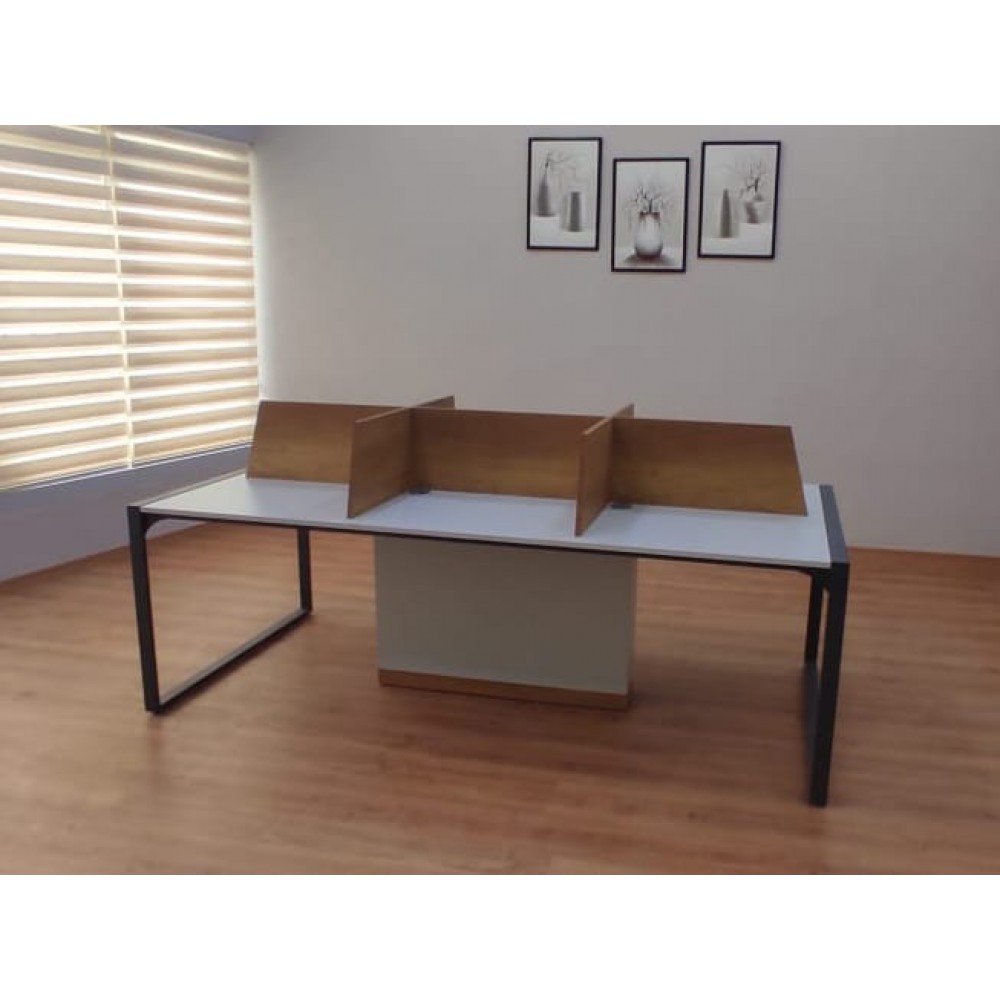 Apple Zes Persoon Meerdere Workstation Desk