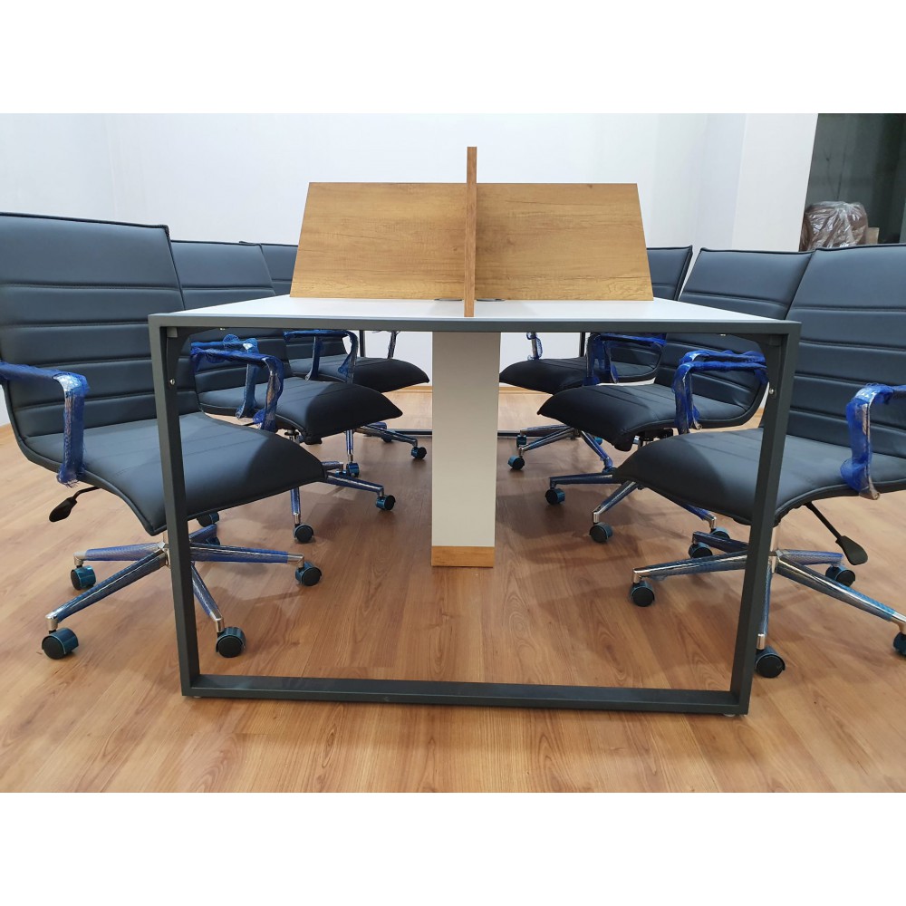 Apple Zes Persoon Meerdere Workstation Desk