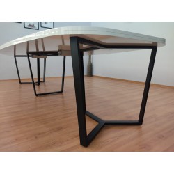 Grote Ovale Vergaderingstabel Wit