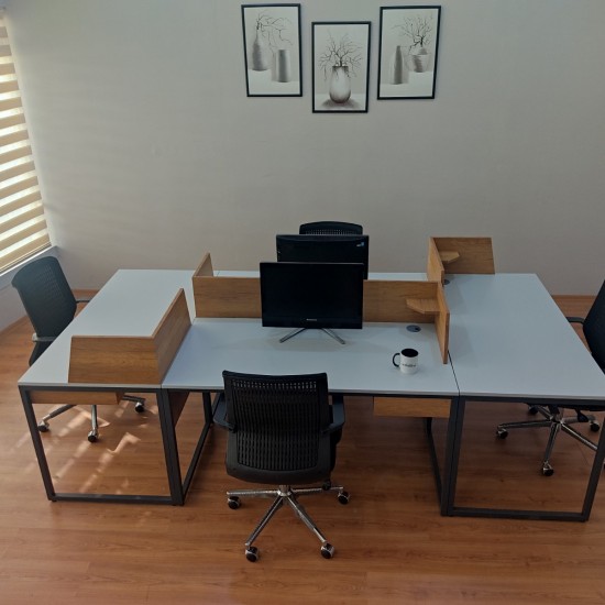 Zelinda 4-Delige Bureau