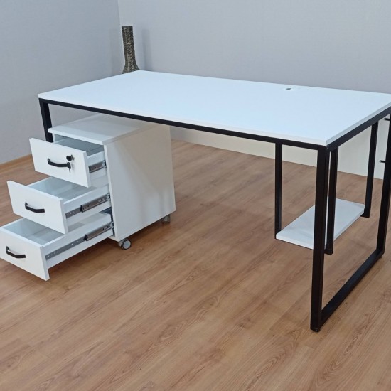 Werkbureau Met White Keson