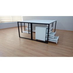 Witte Keson Binair Bureau