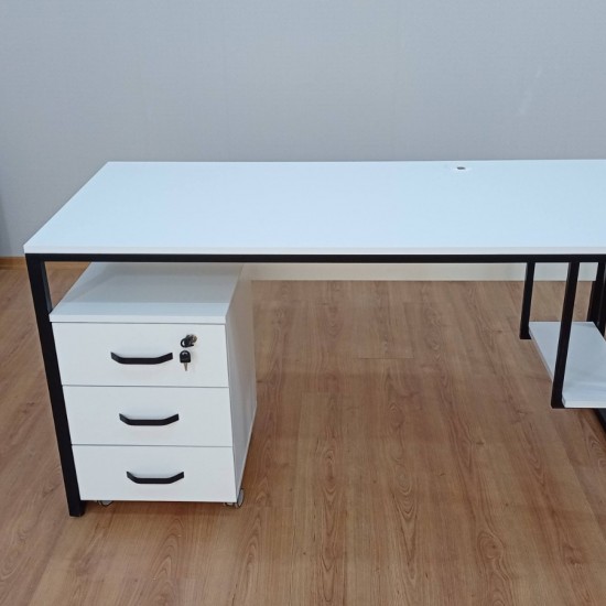 Werkbureau Met White Keson