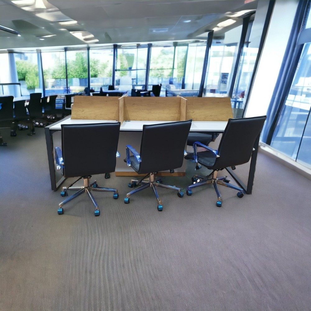 Apple Zes Persoon Meerdere Workstation Desk