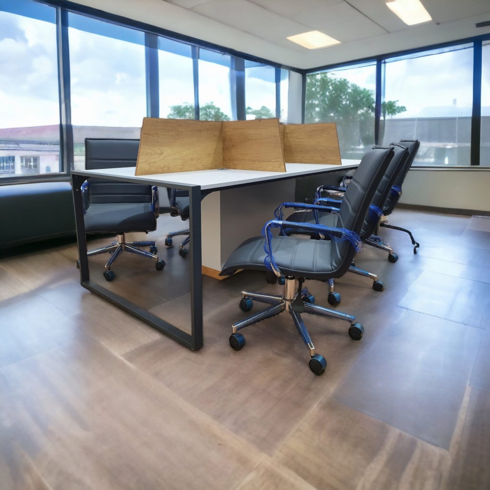 Apple Zes Persoon Meerdere Workstation Desk