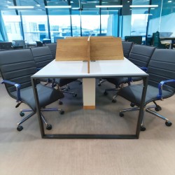 Apple Zes Persoon Meerdere Workstation Desk