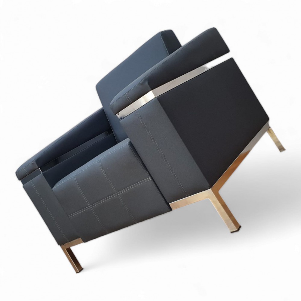 Muziano Single Sofa Metal