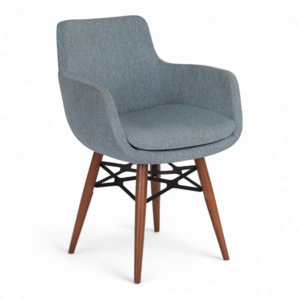 Utak Gastenstoel met houten poot