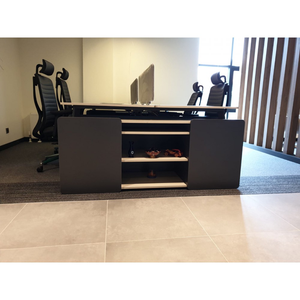 Katar Voor Vier Person Desk Workstation