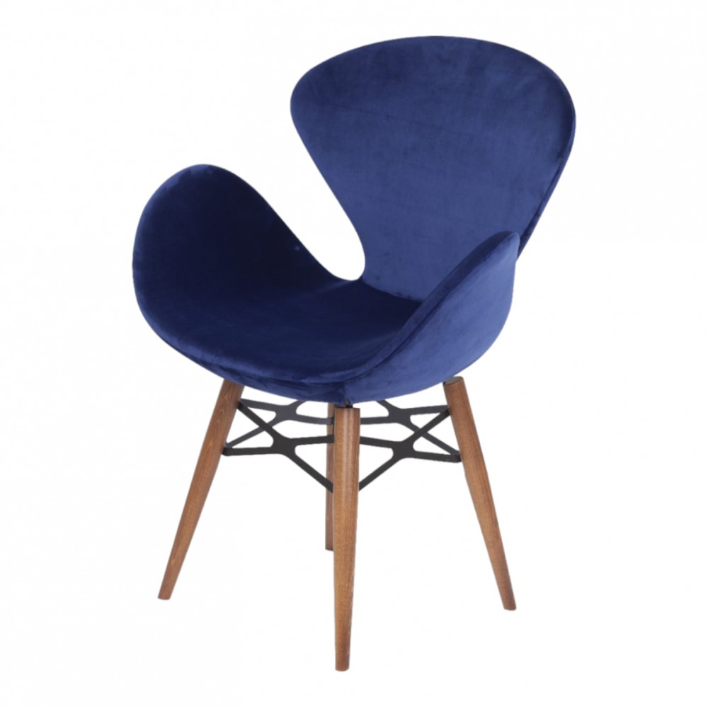 Bardi Gastenstoel met houten poot