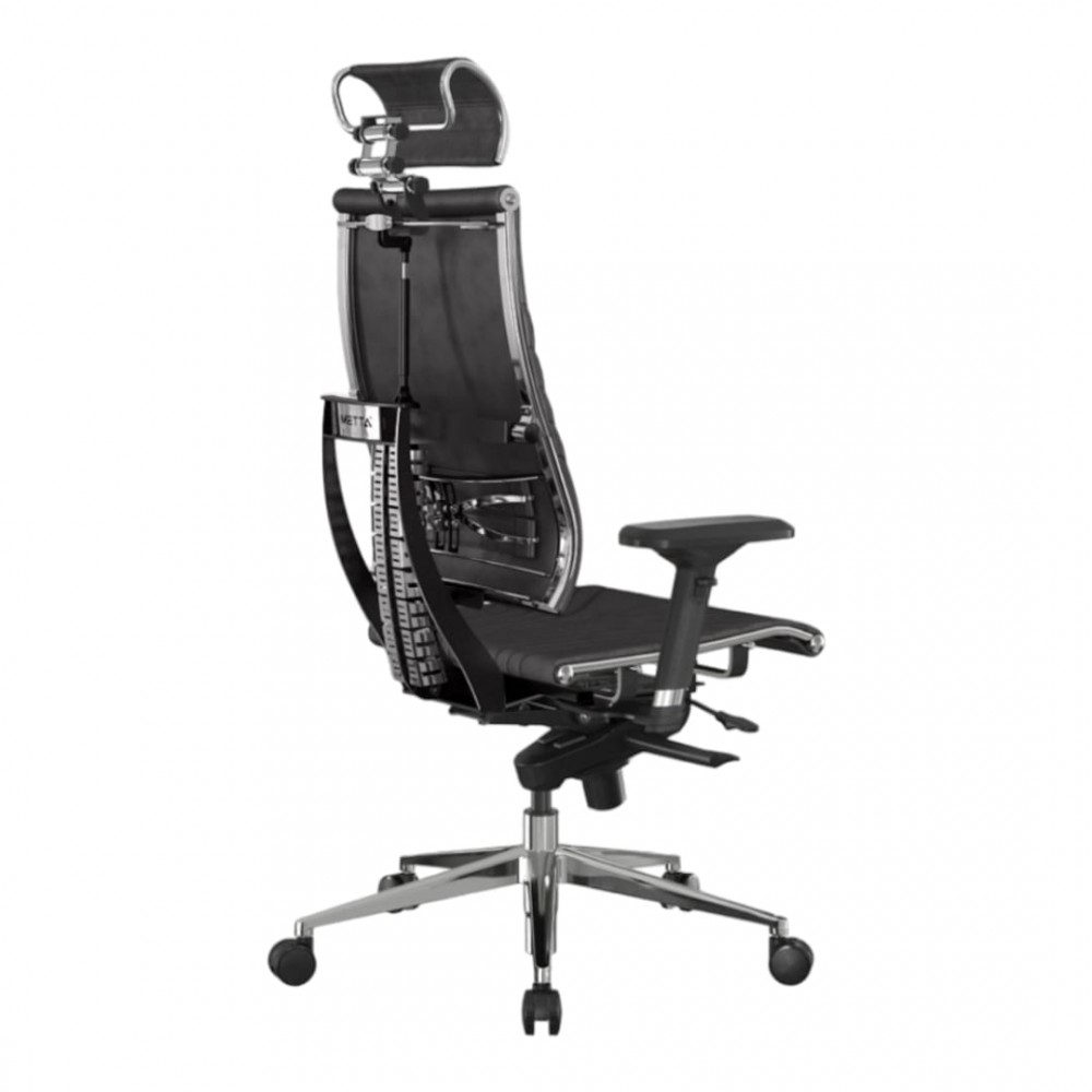 Managersstoel Met Metalen Frame En Velours Bekleding