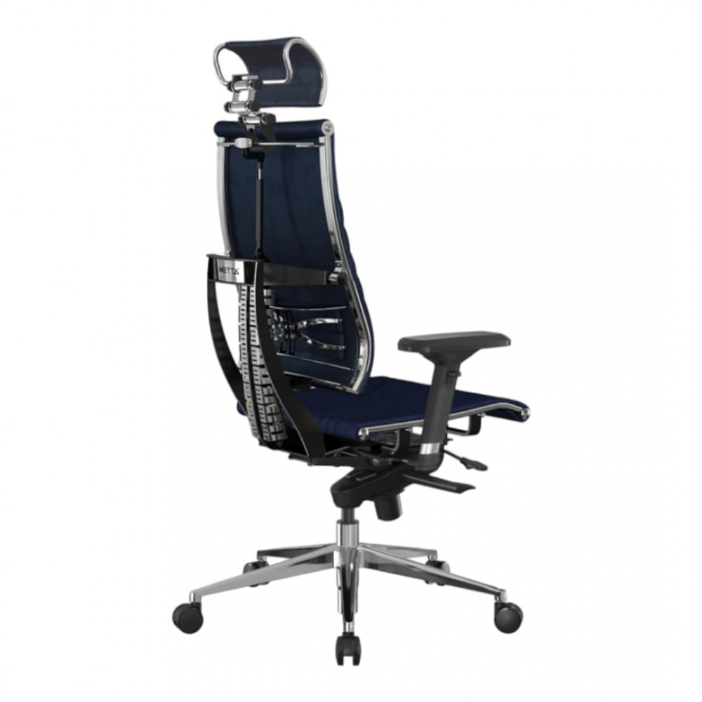 Managersstoel Met Metalen Frame En Velours Bekleding