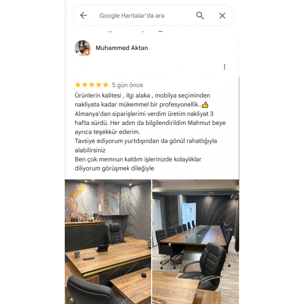 Kantoormeubilair Duitsland - Muhammed Aktan