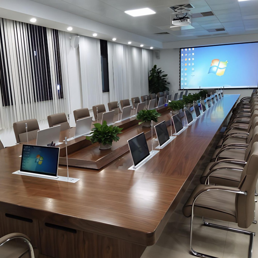 Aml18.5 Gemotoriseerde Monitorlift En Hefmicrofoon