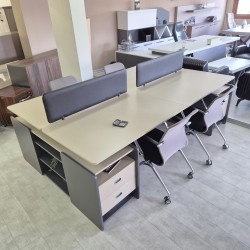 Katar Voor Vier Person Desk Workstation