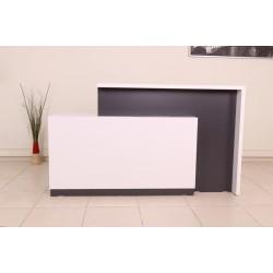 Box Office Receptie Table White Anthracite Istanbul