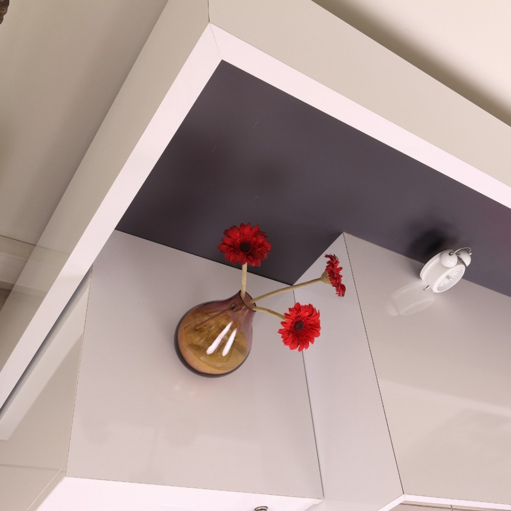 Box Office Receptie Table White Anthracite Istanbul