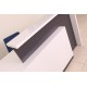 Box Office Receptie Table White Anthracite Istanbul