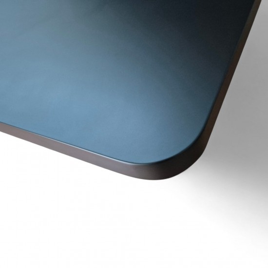 Grote Zwart Gelakte Vergadertafel Voor 20 Personen