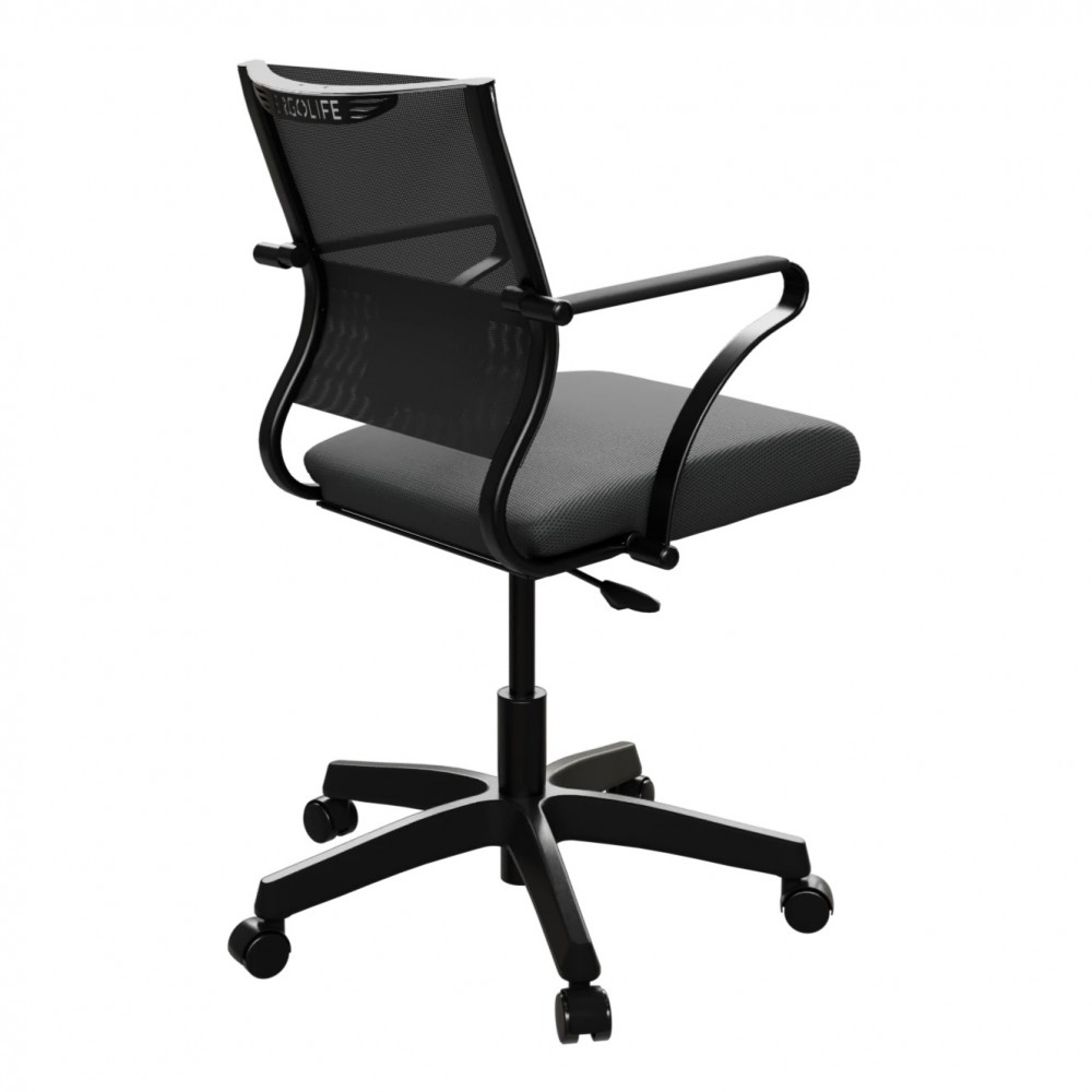 Ergonomische Vergaderstoel Met Metalen Frame En 4 Wielen