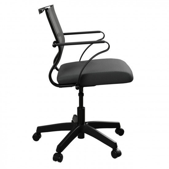 Ergonomische Vergaderstoel Met Metalen Frame En 4 Wielen