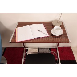 Bell Laptop Stand Walnut High Gloss