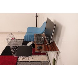 Bell Laptop Stand Walnut High Gloss