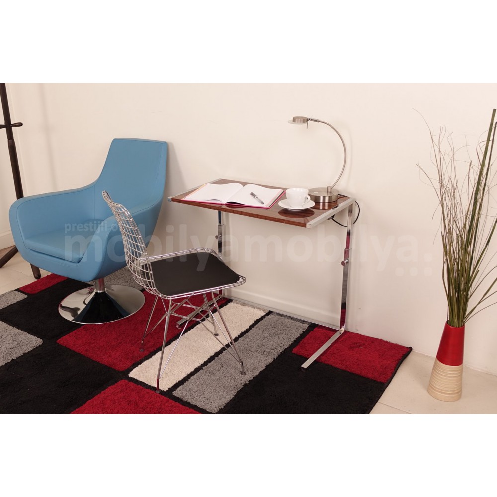 Bell Laptop Stand Walnut High Gloss