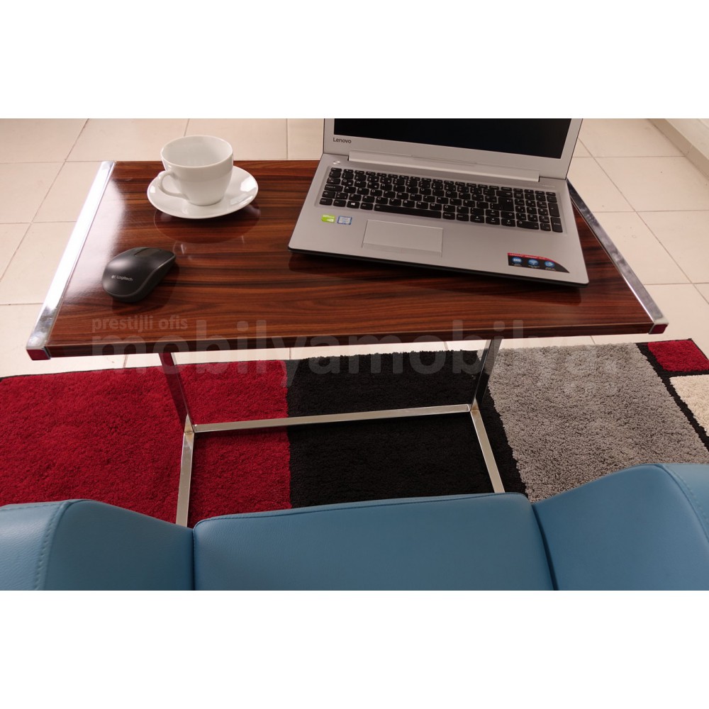 Bell Laptop Stand Walnut High Gloss