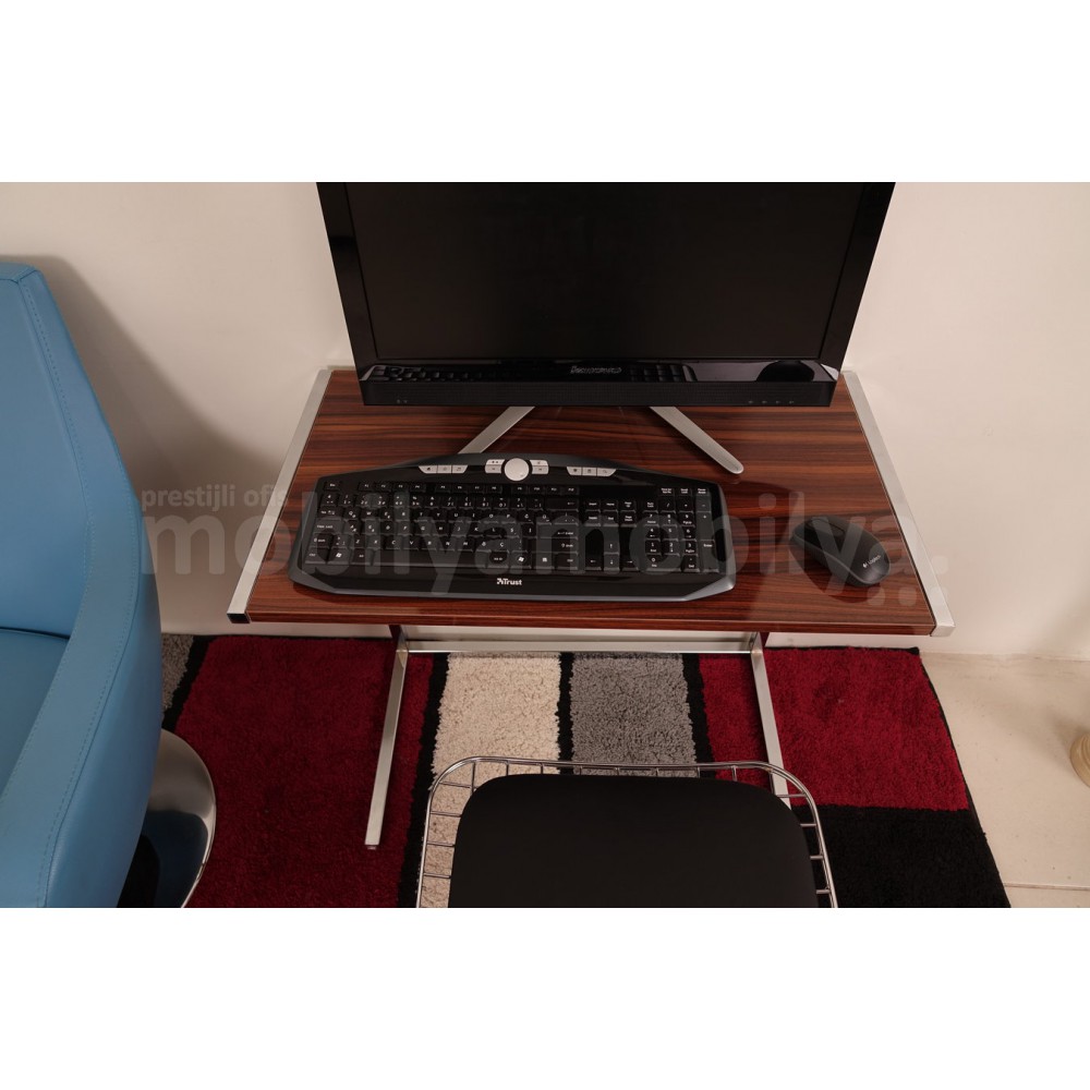 Bell Laptop Stand Walnut High Gloss