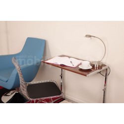 Bell Laptop Stand Walnut High Gloss