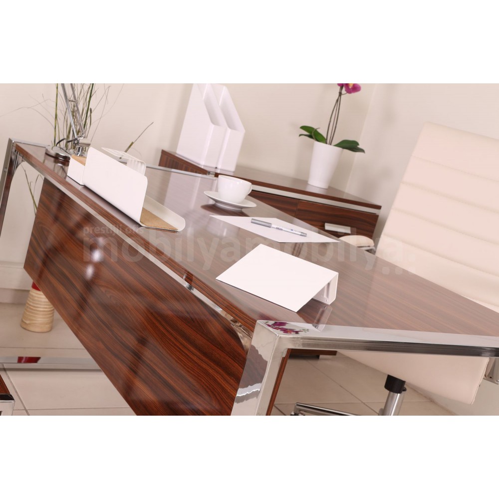 Istanbul Bureau Staff Team High Gloss Walnut