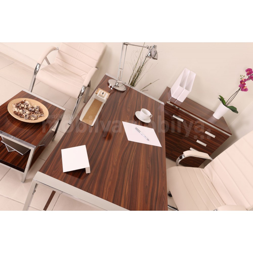 Istanbul Bureau Staff Team High Gloss Walnut
