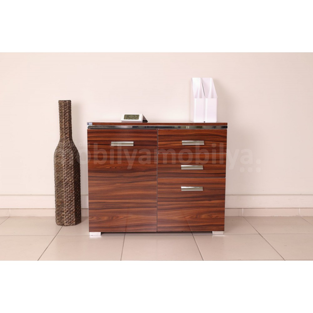 Istanbul Bureau Staff Team High Gloss Walnut